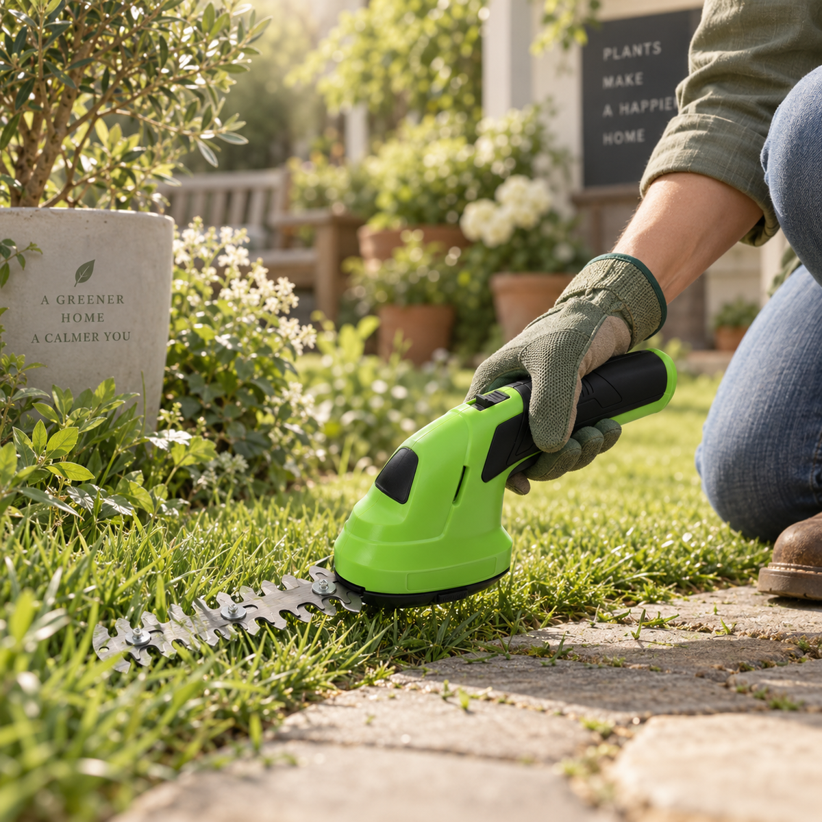 ALUEREA® EdgeMate 2-in-1 Garden Trimmer