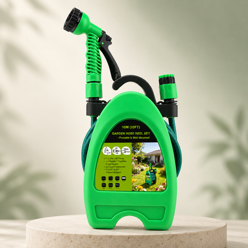 EasyReel 33FT Portable Garden Hose Reel Set