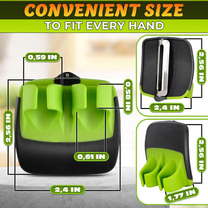 3-Finger Vegetable Peeler with Ergonomic Grip