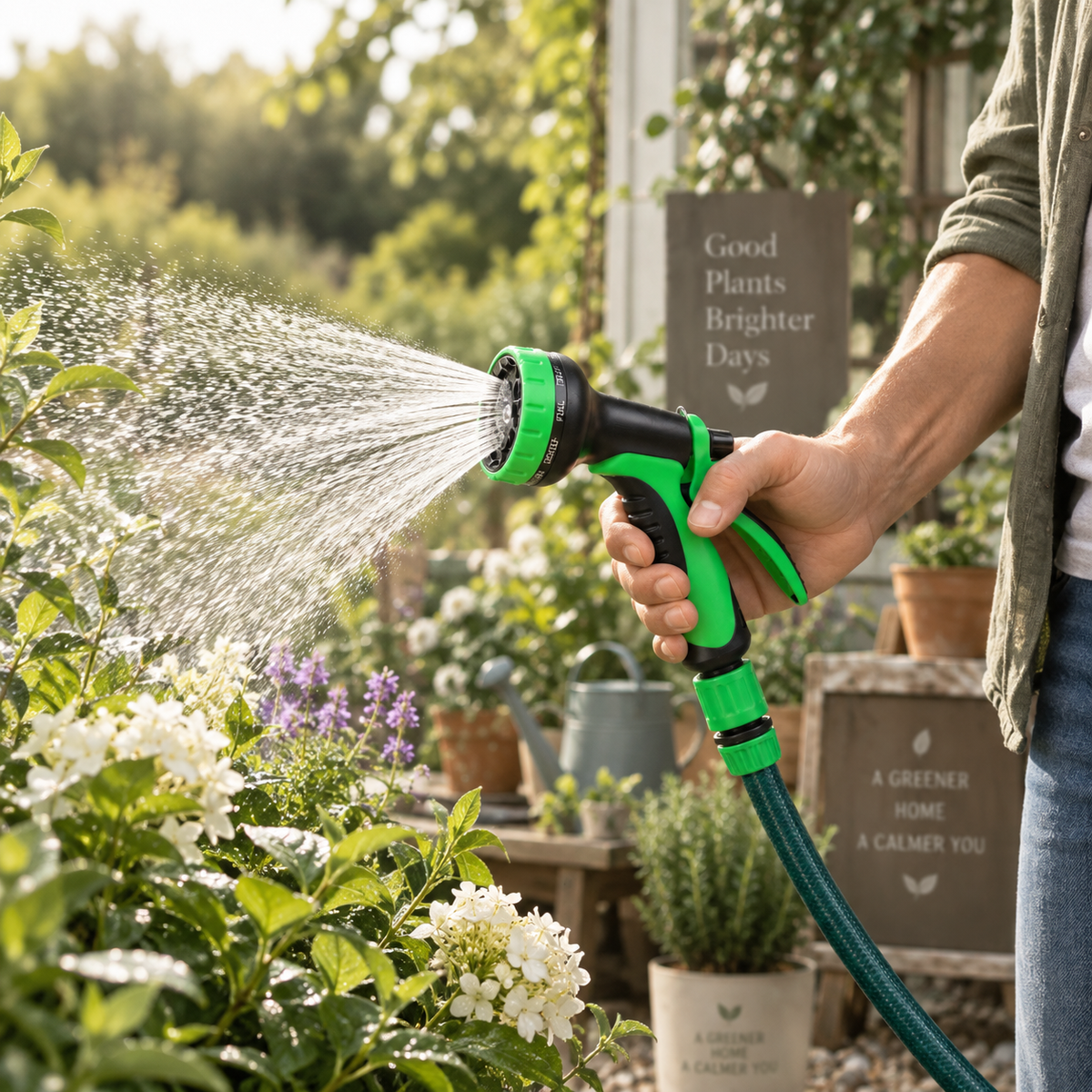 MultiFlow Garden Hose Spray Nozzle