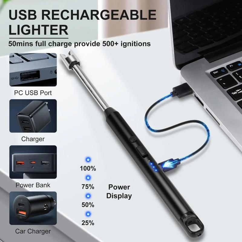 🕯️USB-C Rechargeable Flexible Arc Lighter